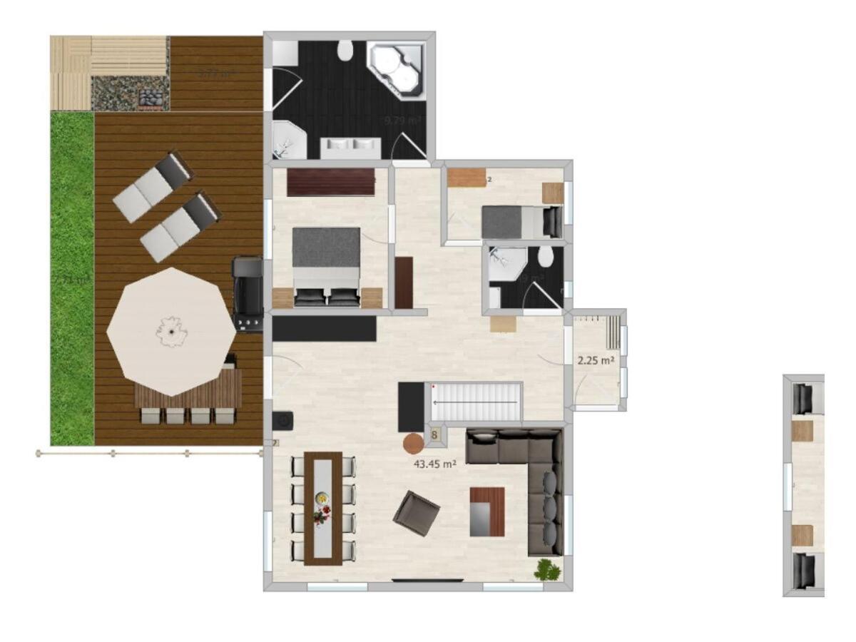 Ferienhaus Seewind1 Юст Екстер'єр фото